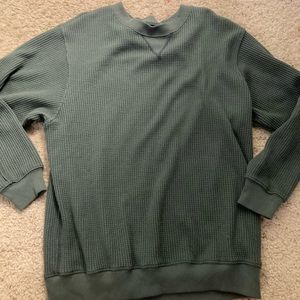 Aerie green knitted crew neck